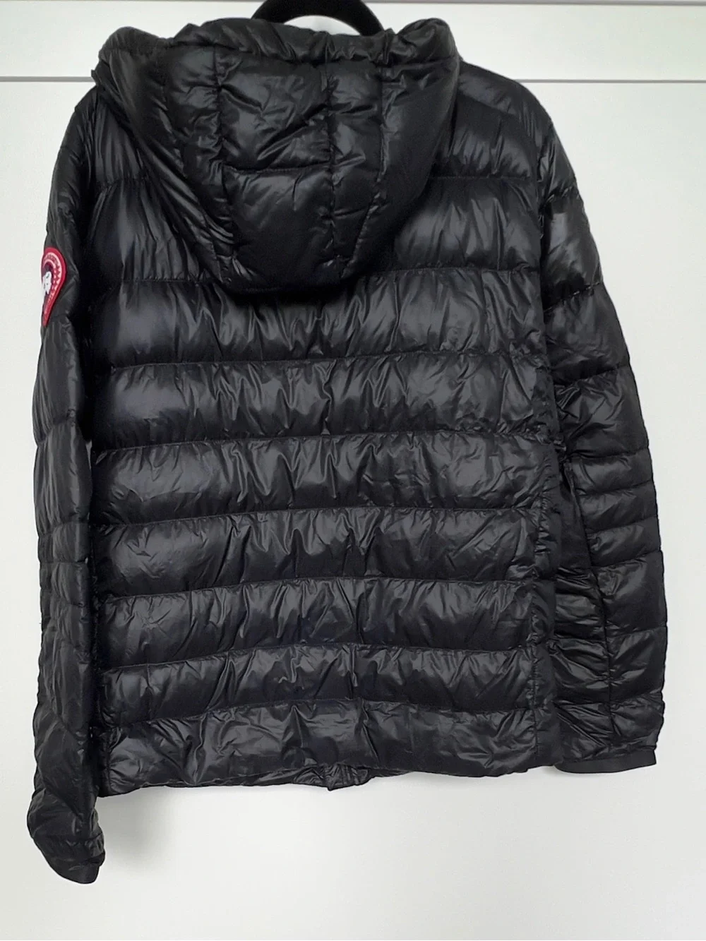 Canada Goose Crofton Men's Black Quilted Hooded Puffer Jacket